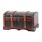 Vintiquewise Leather Wooden Chest QI003002 - alternate 1